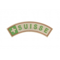 Badge en velcro - Swiss Rubber Patch - vert