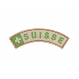 Badge en velcro - Swiss Rubber Patch - vert
