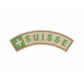 Klettabzeichen - Swiss Rubber Patch - grün