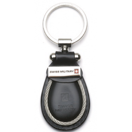 Swiss Military - Porte-clés en cuir - noir