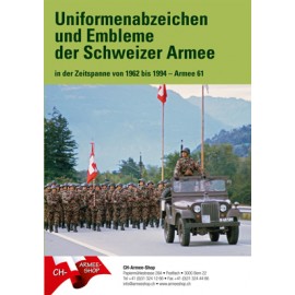 Broschüre Uniformenabzeichen und Embleme der Schweizer Armee
