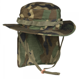 Wind- und Wetterhut mit Neckflap - tarn
