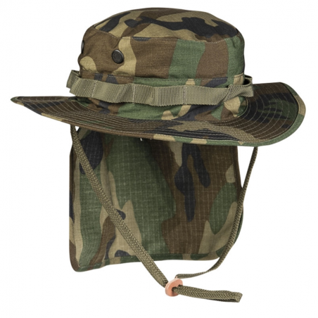 Wind- und Wetterhut mit Neckflap - tarn Wind- und Wetterhut mit Neckflap - tarn