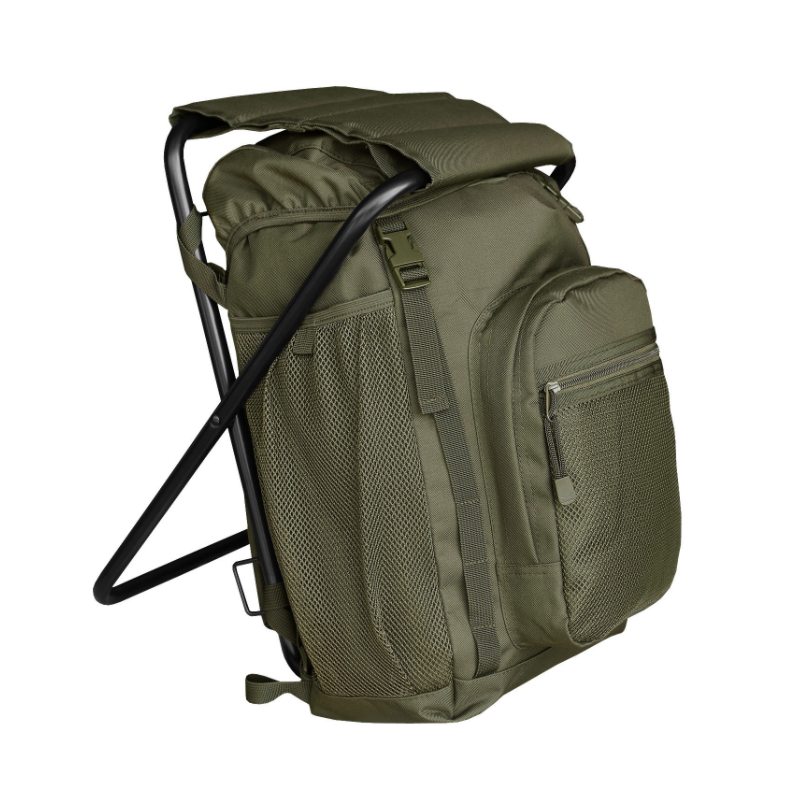 Ansitzrucksack mit Hocker - oliv