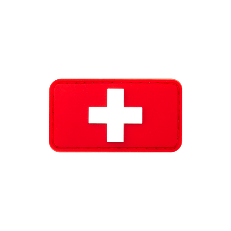 Badge en velcro - Swiss Flag Rubber Patch