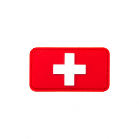 Badge en velcro - Swiss Flag Rubber Patch