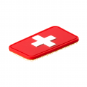 Klettabzeichen - Swiss Flag Rubber Patch
