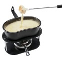 Set à fondue au fromage "Gamelle" - noir