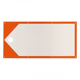 Wegweiser - weiss-orange