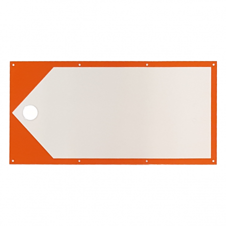 Wegweiser - weiss-orange Wegweiser - weiss-orange
