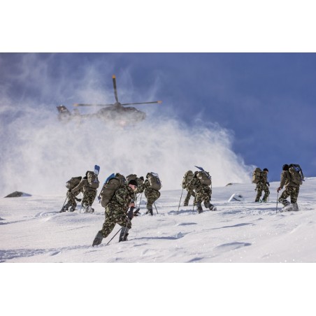 Carte postale : Instruction en montagne