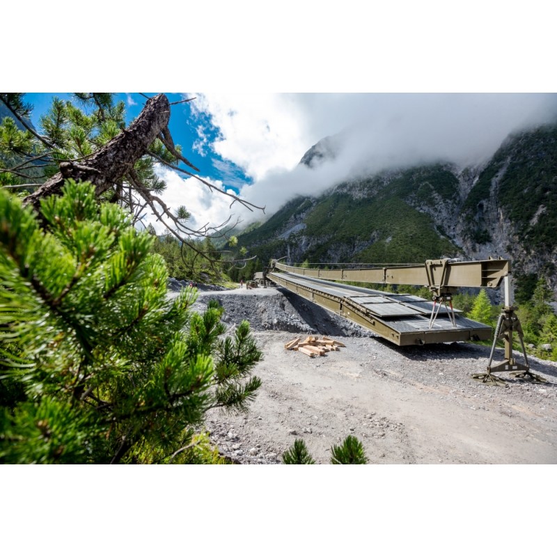 Pont d’appui de 46 mètres