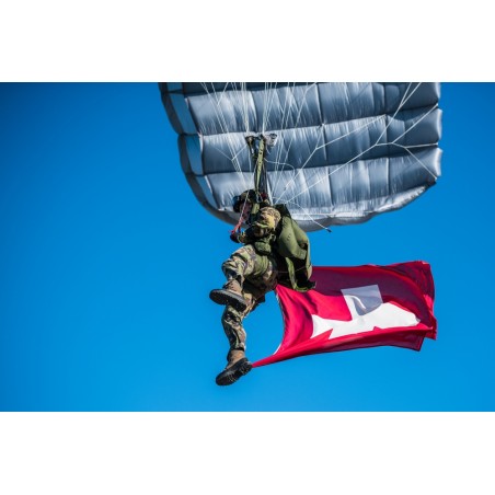 Eclaireur sur le parachute