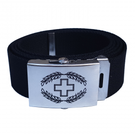 Ceinture avec logo suisse - noire