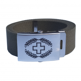 Ceinture avec logo suisse - olive