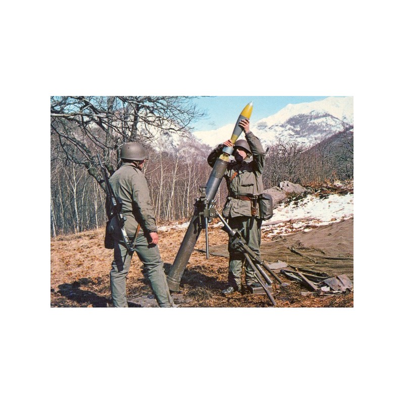 Postkarte: 12 cm Minenewerfer