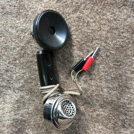 Militär Telefonhörer antik