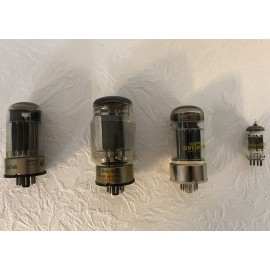 Sende-Röhren Mod. Tung-Sol, RCA, Sylvania, Philipps EGG, 4 Stück