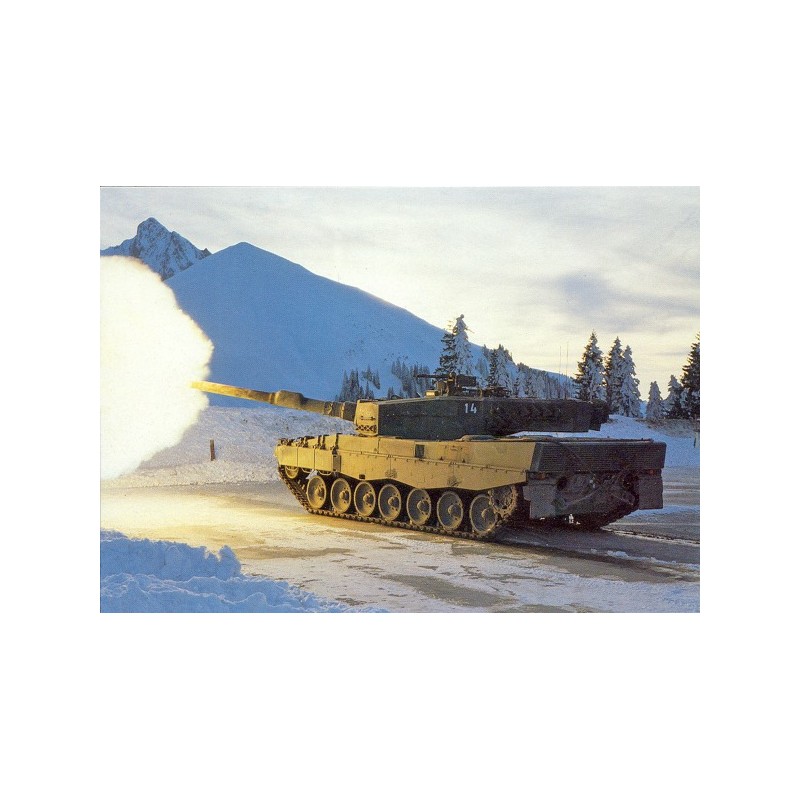 Carte postale : Char 87 Léopard (char 87 Léo) 1