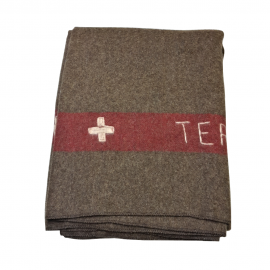 Couverture en laine militaire suisse (Repro)