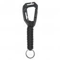 Schlüsselanhänger Paracord Molle - schwarz