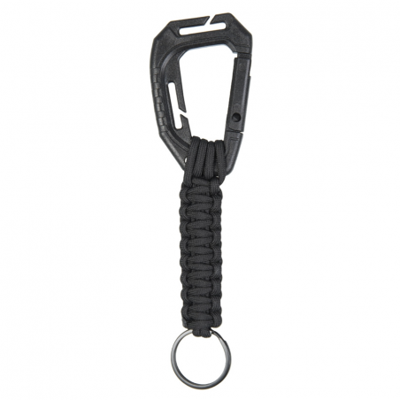 Schlüsselanhänger Paracord Molle - schwarz