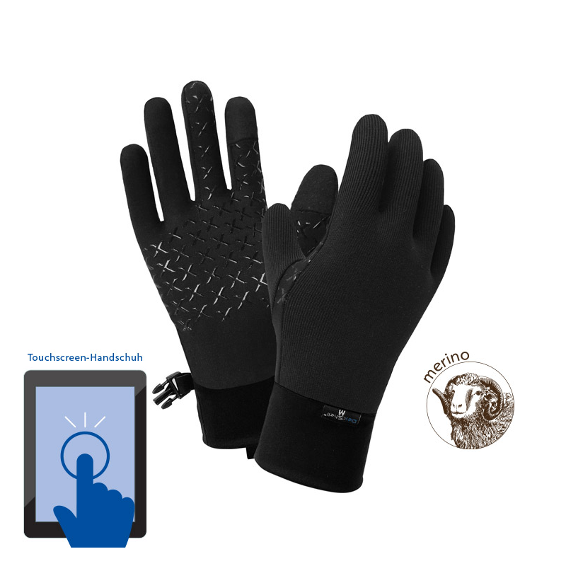 DEXSHELL - Gloves StretchFit (imperméable) - noir