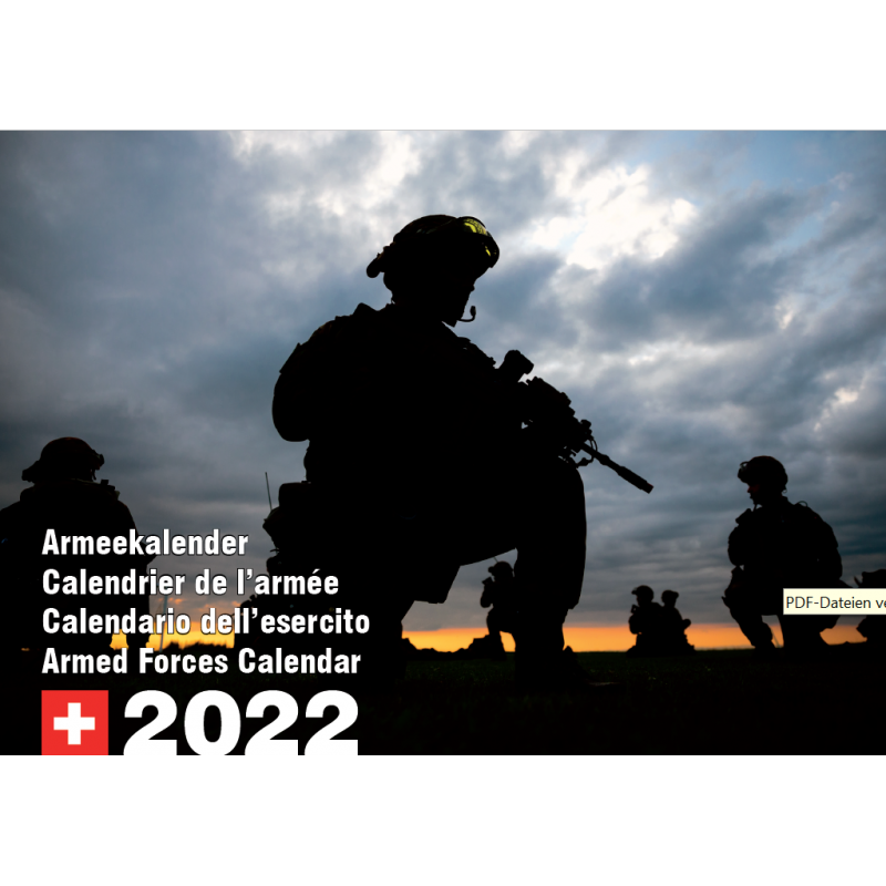 Calendrier de l'armée 2022