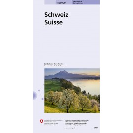 Generalkarte Schweiz - 1:300'000