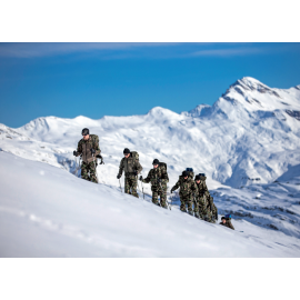 Carte postale : Déplacement en montagne