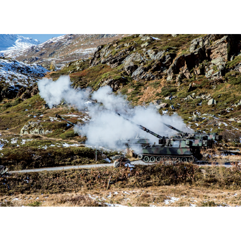 Postkarte: Panzerhaubitze M-109 KAWEST