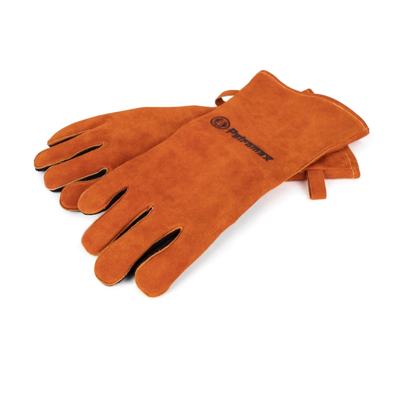 Gants barbecue L cuir noir