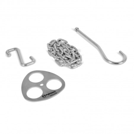 Petromax - Dreibein-Ring (Set mit Haken und Kette) d-ring Petromax - Dreibein-Ring (Set mit Haken und Kette) d-ring