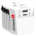 Skross - 2-Poliger Weltreiseadapter MUV USB (AC)