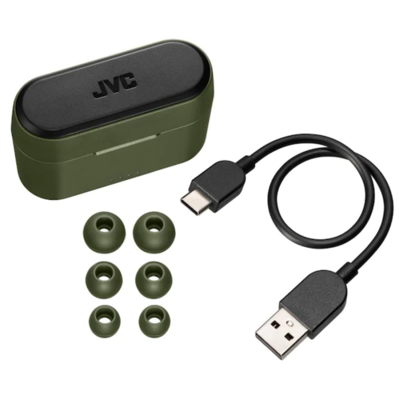 JVC Ecouteurs True Wireless - olive