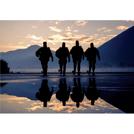 Postkarte: Parachutistes de la Swiss Parawings