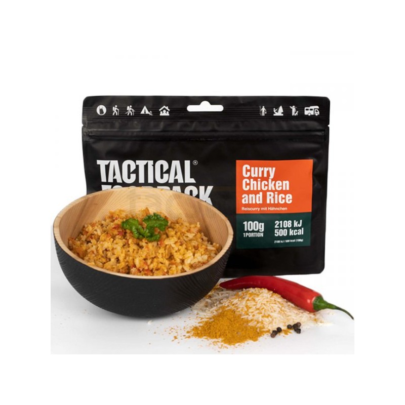 Tactical Foodpack - Riz au curry avec du poulet