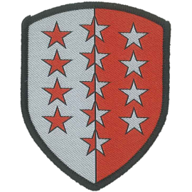 Badge en velcro - Blason - Valais