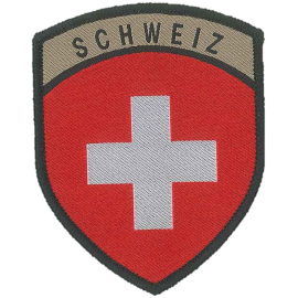 Badge en velcro - Blason - Schweiz