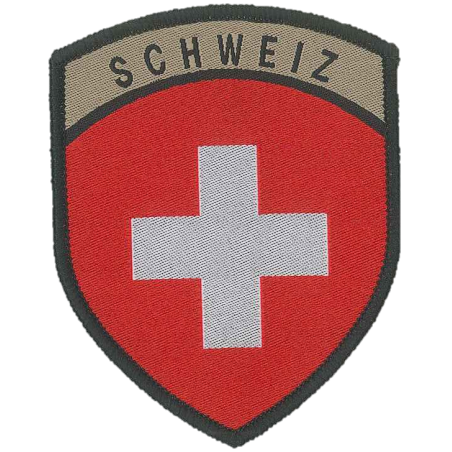 Badge en velcro - Blason - Schweiz
