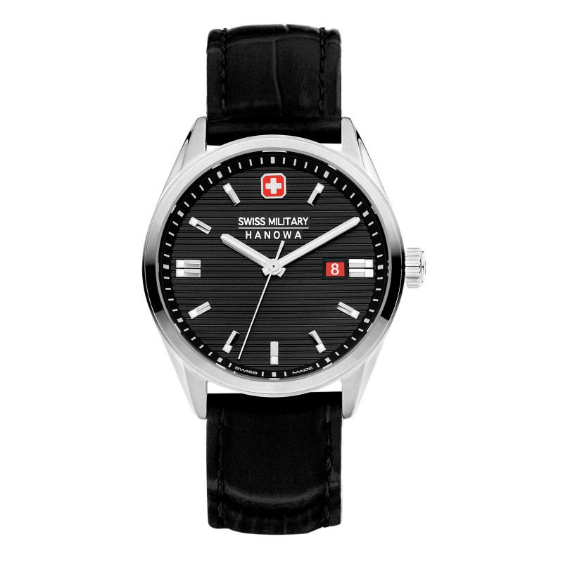 Swiss Military Hanowa - Roadrunner avec bracelet en cuir- noir