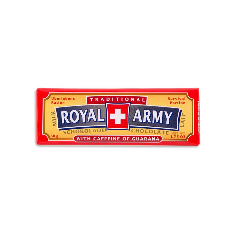 Chocolat Royal Army - lait - 50g