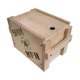 Holzbox mit Schiebedeckel