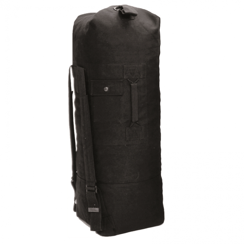 Sac marin US avec double sangle - noir