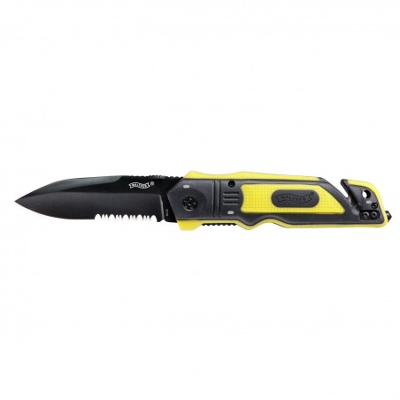 Walther - Couteau pliant Emergency Rescue Knife ERK - jaune