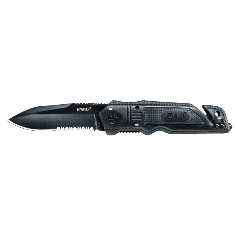 Walther - Klappmesser Emergency Rescue Knife ERK - schwarz