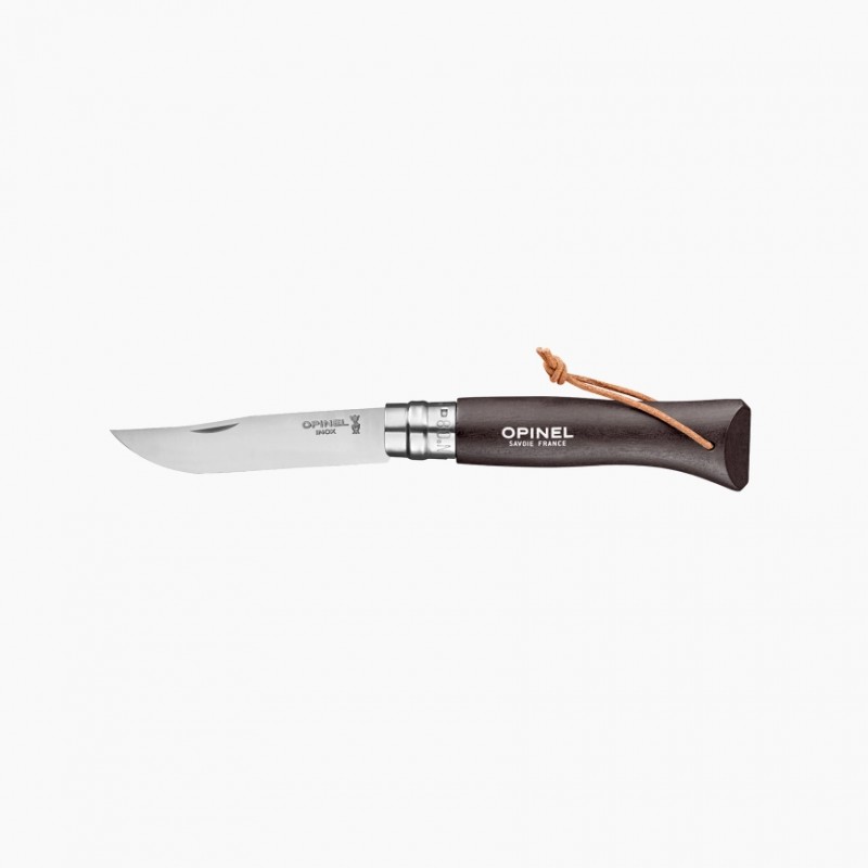 Opinel - N°8 Inox Baroudeur - marron noir