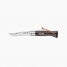 Opinel - N°8 Inox Baroudeur - marron noir