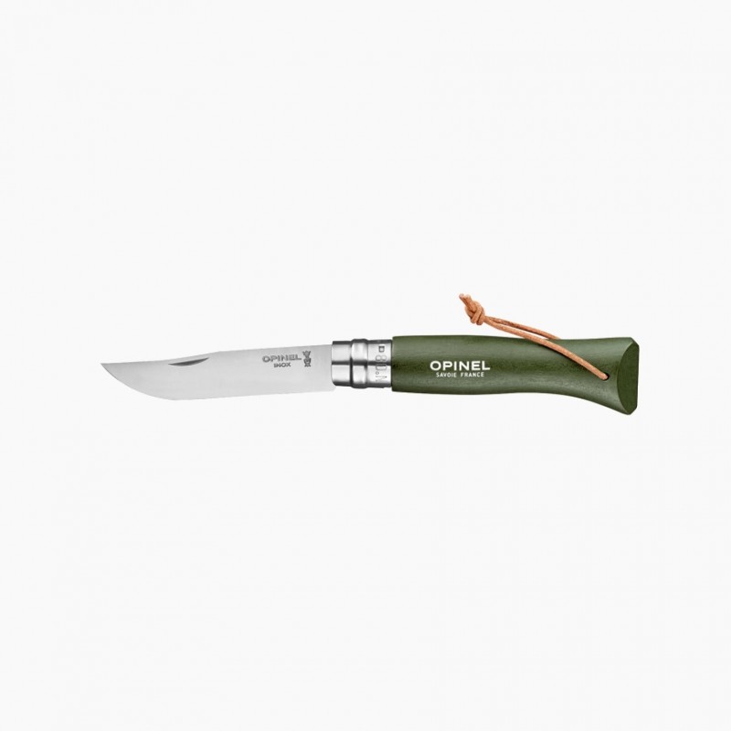 Opinel - N°8 Inox Baroudeur - olive