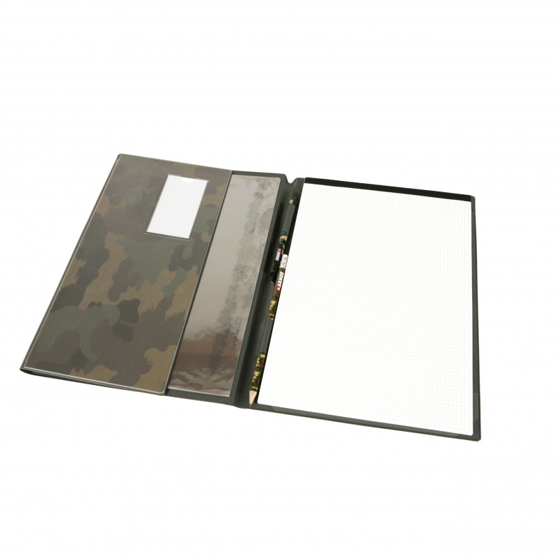 Porte-documents de terrain - camouflage - A4